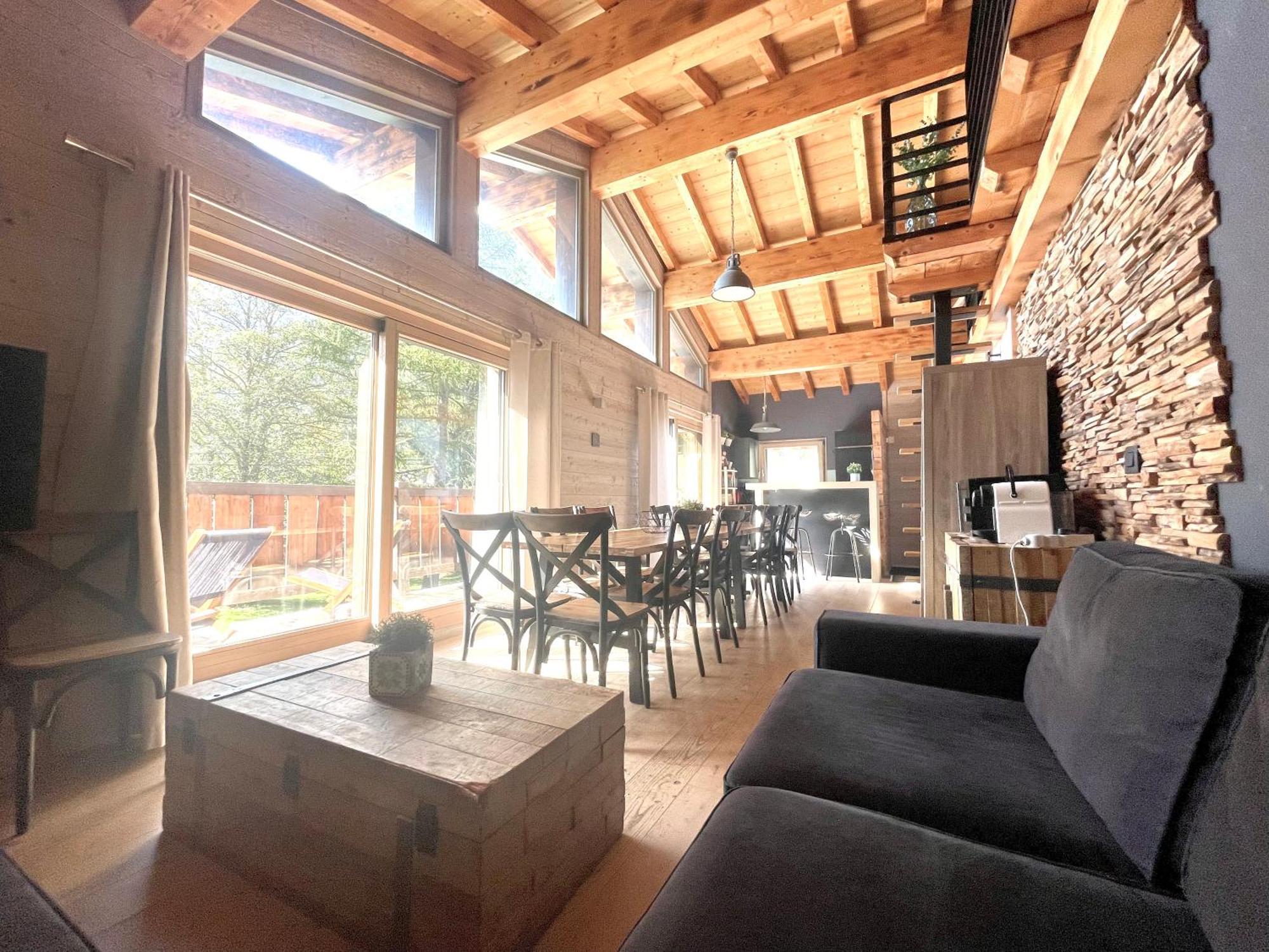 שאמוני Chalet Le Petit Nicolas, Jacuzzi, Vue Mont Blanc מראה חיצוני תמונה