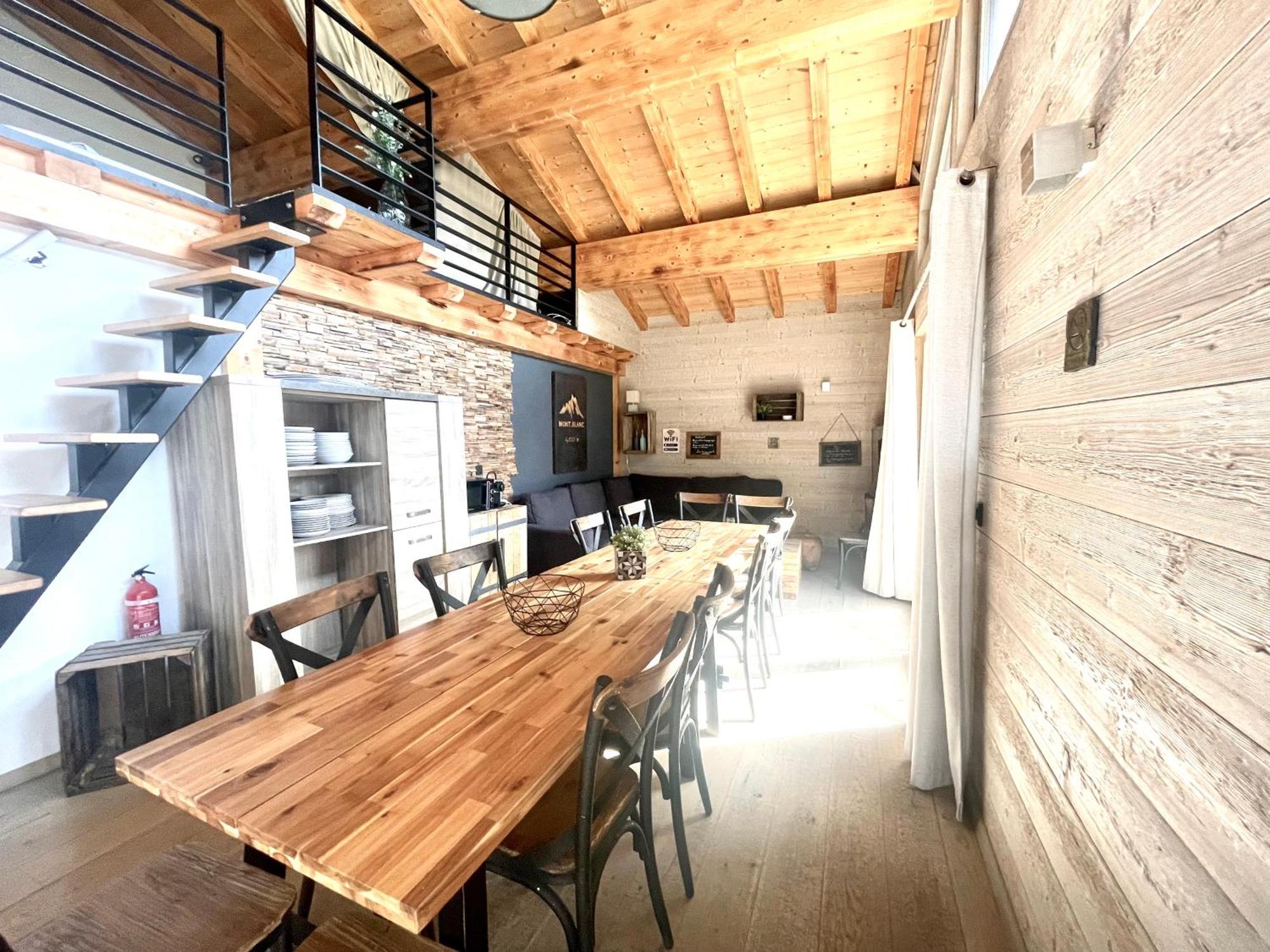 שאמוני Chalet Le Petit Nicolas, Jacuzzi, Vue Mont Blanc מראה חיצוני תמונה