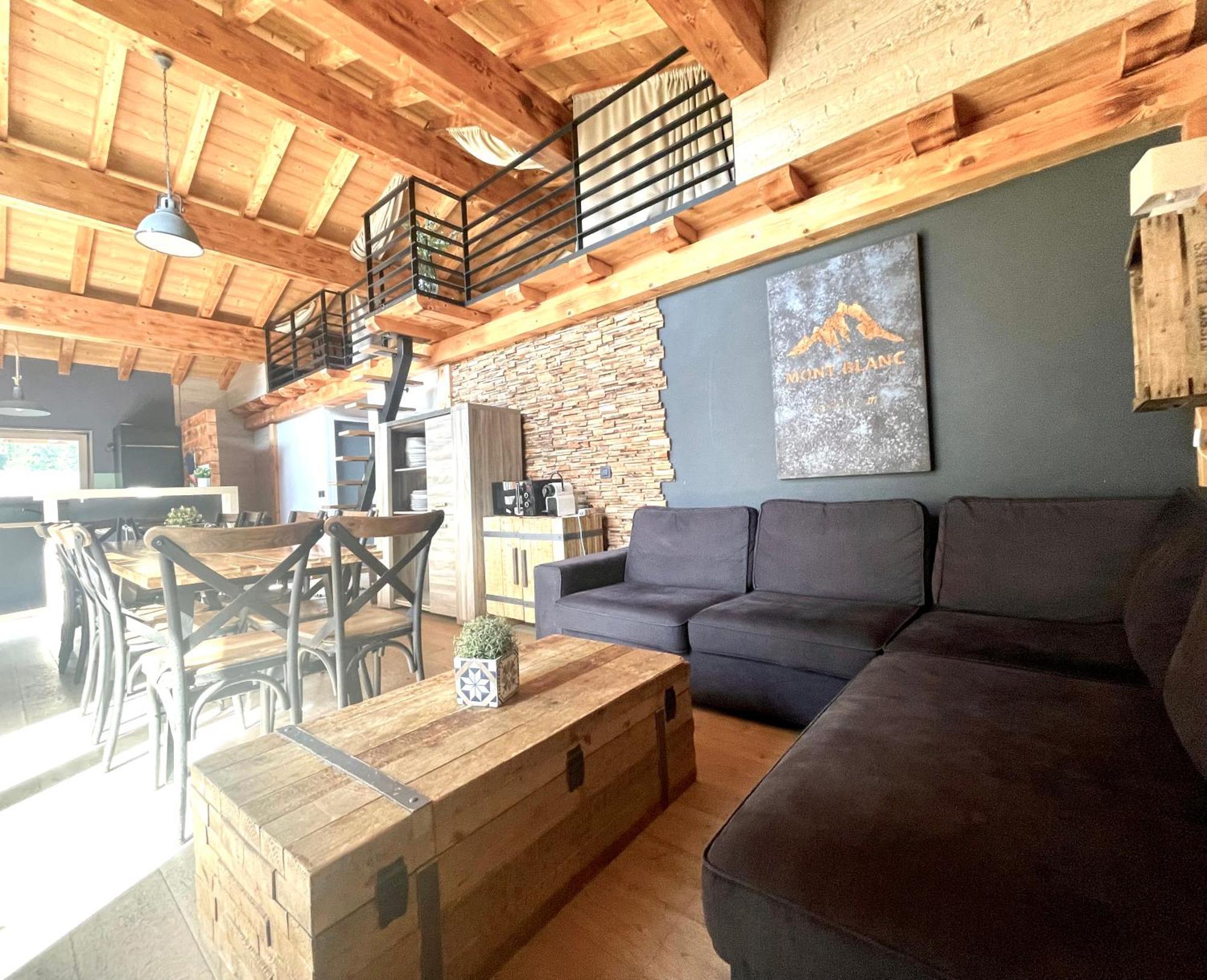 שאמוני Chalet Le Petit Nicolas, Jacuzzi, Vue Mont Blanc מראה חיצוני תמונה