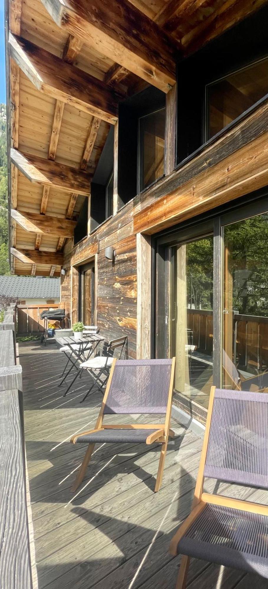 שאמוני Chalet Le Petit Nicolas, Jacuzzi, Vue Mont Blanc מראה חיצוני תמונה