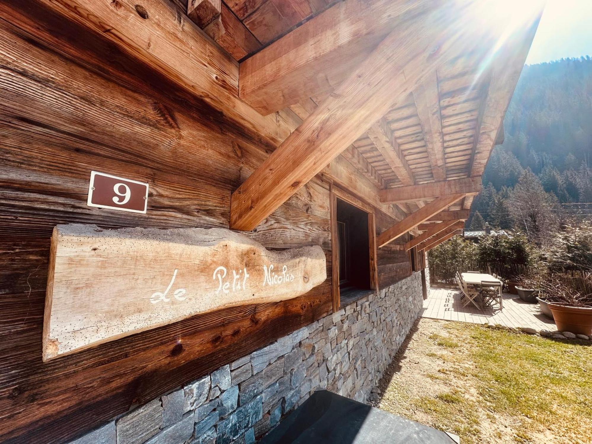 שאמוני Chalet Le Petit Nicolas, Jacuzzi, Vue Mont Blanc מראה חיצוני תמונה